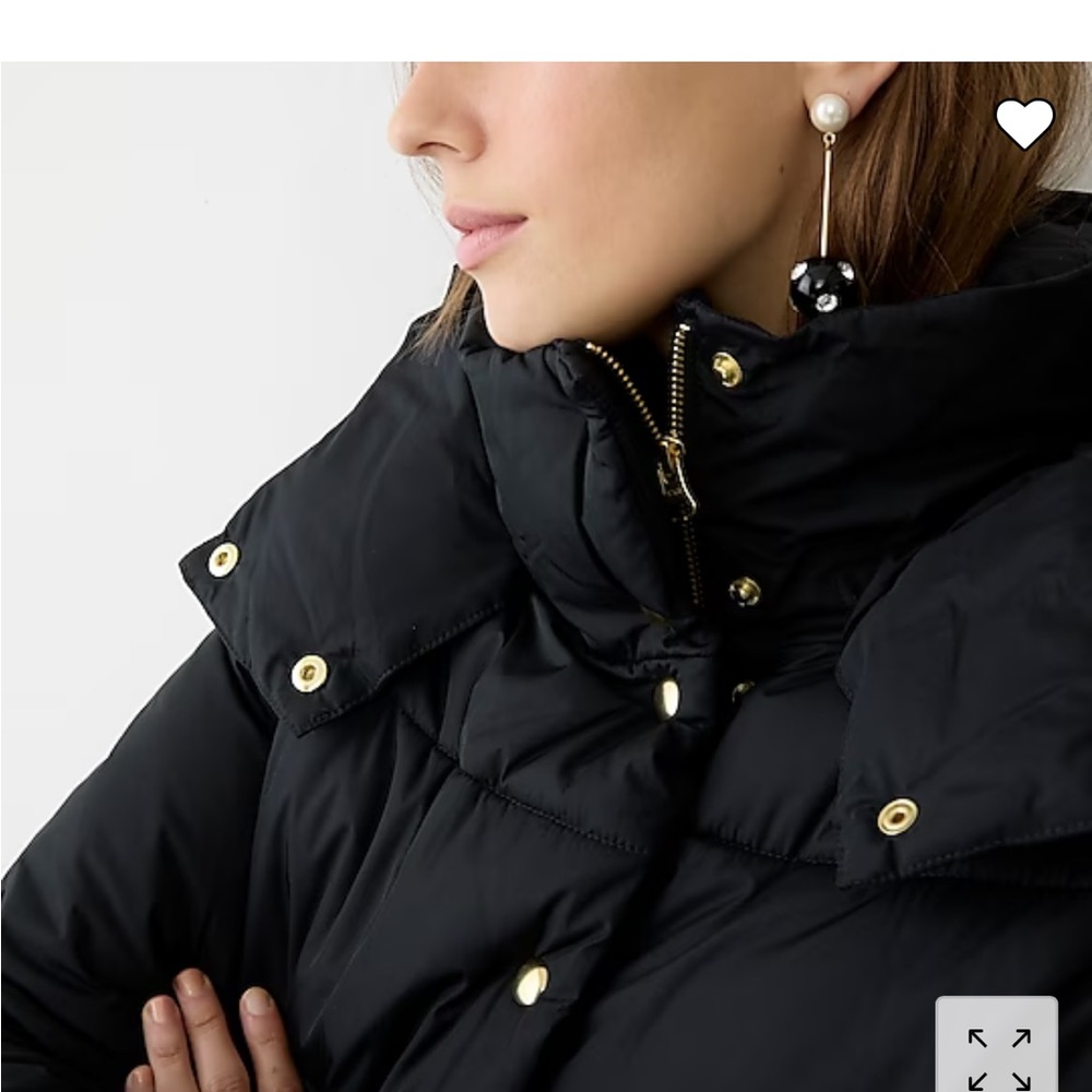 JCrew New Chateau Puffer coat